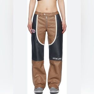 Cactus Jack x Air Jordan 2-tone Leather Pants